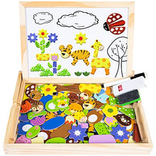 Carica l'immagine nel visualizzatore di Gallery, COOLJOY Giochi Montessori 2 Anni | Puzzle Magnetico Giochi Bambini 2 3 4 Anni | Animali Lavagna Magnetica per Bambini | Puzzle Regalo Bambino-Bambina 3 Anni