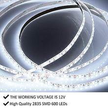 Carica l&#39;immagine nel visualizzatore di Gallery, LEDMO striscia LED bianco 6000K 2835 600led IP65 Impermeabile strisce 600leds - Ilgrandebazar