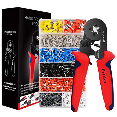 Preciva CP621200 Pinza Crimpatrice Pinza+1200 Pz Connettori