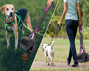 Paletta Raccogli Sterco Per Cani 24 Pollici Pieghevole Con Sacchetti - Igienica E Facile Da Usare - Foto 2