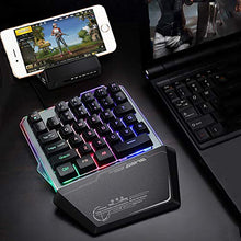 Carica l&#39;immagine nel visualizzatore di Gallery, Lexon tech Tastiera da Gioco USB a Una Mano G40, 35 Tasti cablati con G40