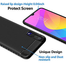 Carica l&#39;immagine nel visualizzatore di Gallery, Ferilinso Cover per Xiaomi Mi 9 Lite, Custodia Protettiva Antiurto Nero