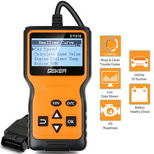Carica l&#39;immagine nel visualizzatore di Gallery, GEKER OBD2 Diagnosi per Auto Automative codici OBD II scanner diagnostico...