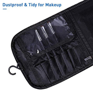 Beauty Case da Viaggio,YAMTION Multifunzionale Toilette Borsa con Gancio Nero - Ilgrandebazar