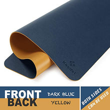 Carica l'immagine nel visualizzatore di Gallery, Knodel Tappetino da Tavolo, Sottomano Ufficio, 35cm x 60cm, Dark Blue
