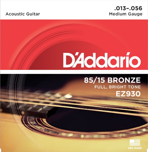 D'Addario EZ930 Set Corde Acustica EZ Great American, Bronzo - Ilgrandebazar