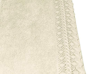 KISENE' Set Bagno Asciugamani 1+1 Spugna di Cotone 100% 1 Asciugamano Ecru - Ilgrandebazar