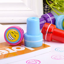 Carica l&#39;immagine nel visualizzatore di Gallery, Gudotra 36pz Timbri Emoji Gadget Bambini Auto Inchiostrazione Emoji-36pz - Ilgrandebazar