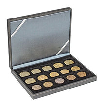Carica l&#39;immagine nel visualizzatore di Gallery, Lindner 2363-15 NERA Coin Case XM with 15 square compartments for coins or... - Ilgrandebazar