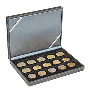 Lindner 2363-15 NERA Coin Case XM with 15 square compartments for coins or... - Ilgrandebazar