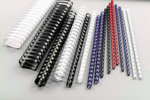 Carica l&#39;immagine nel visualizzatore di Gallery, GBC Dorsi plastici 21A 32mm 50pz - Nero - 4028184