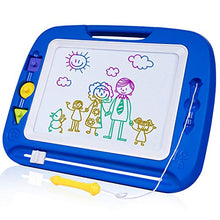 Carica l&#39;immagine nel visualizzatore di Gallery, SGILE Grande Lavagna Magnetica per Bambini 2, 3, 4 Anni, Lavagnetta Blu - Ilgrandebazar