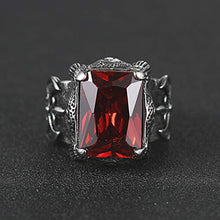 Carica l&#39;immagine nel visualizzatore di Gallery, OIDEA Anello Guerriero Uomo Acciaio Inossidabile Fidanzamento Mosaico... - Ilgrandebazar