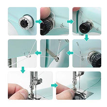 Carica l'immagine nel visualizzatore di Gallery, HAODIUSB88 Mini Macchina da Cucire, Portatile Elettrica Strumento Cucire...