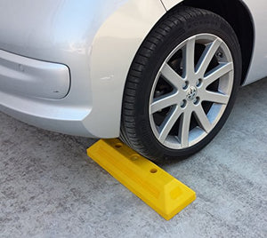 SNS SAFETY LTD Fermaruota in Plastica per Parcheggi e Garages, Giallo, 53 x... - Ilgrandebazar