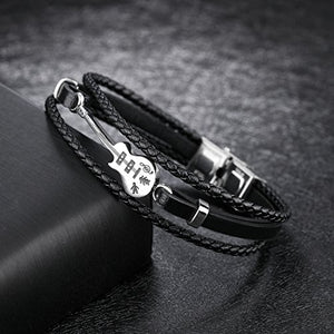 Fate Love Jewellery, bracciale uomo, in pelle intrecciata, chiusura... - Ilgrandebazar
