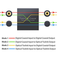Carica l&#39;immagine nel visualizzatore di Gallery, PROZOR Convertitore Bidirezionale da Digitale Coassiale a SPDIF Toslink...