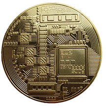 Carica l&#39;immagine nel visualizzatore di Gallery, HS Bitcoin - Moneta da Collezione in Vero Oro 24 carati, con Custodia...