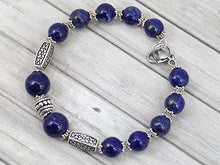 Carica l&#39;immagine nel visualizzatore di Gallery, Bracciale da donna Thurcolas in argento placcato Lapis Lazuli della gamma... - Ilgrandebazar