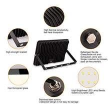 Carica l&#39;immagine nel visualizzatore di Gallery, Bapro Faretto LED da Esterno 50W, Fari di sicurezza,Lampada Luce Bianca - Ilgrandebazar