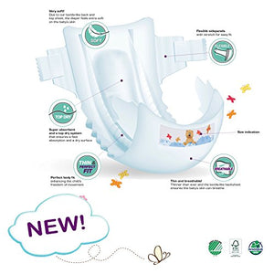 Bambo Nature - Pannolini ecologici, misura 7-18 kg Taglia 4 - Ilgrandebazar