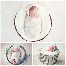 Carica l&#39;immagine nel visualizzatore di Gallery, Tee-Moo - 2 cuscini fotografici per neonati, motivo farfalla Piccolo bianco.