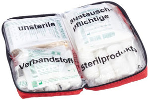 Cartrend 7730042 kit di primo soccorso rosso, DIN 13164, con misure di... - Ilgrandebazar
