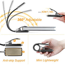 Carica l'immagine nel visualizzatore di Gallery, Gritin Lampada da Lettura, Luce Lettura Ricaricabile USB con 9 LED 3 modalità, Dimmerabile Senza Livelli, Lampada Luce Libro Portatile con Clip, Ideale per E-Reader, Studio, Letto, Viaggi, Tablet