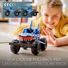 Carica l'immagine nel visualizzatore di Gallery, LEGO 42134 Technic Monster Jam Megalodon 2 in 1, da Monster Truck Camion Giocattolo a Macchina Low Racer Lusca, Idea Regalo per Bambini, Bambine, Ragazzi e Ragazze da 7 Anni