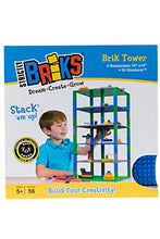 Carica l&#39;immagine nel visualizzatore di Gallery, Strictly Briks Set per Costruzione Torre - Include 6 basi Blu/Verde/Grigio