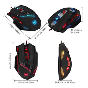 ZELOTES T90 Mouse da Gioco, ad Alta Precisione 9200 DPI Gaming con...