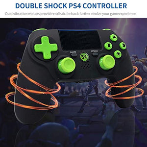 Controller PS4 wireless di alta qualità con DoubleShock 4 e batteria Nero