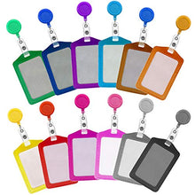 Carica l&#39;immagine nel visualizzatore di Gallery, Soleebee 82cm Porta 12 pezzi Badge Reel con Titolare della carta verticale