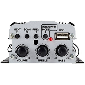 tempo di saldi Amplificatore Stereo 500W A 2 Canali Con Telecomando 12V Mp3...