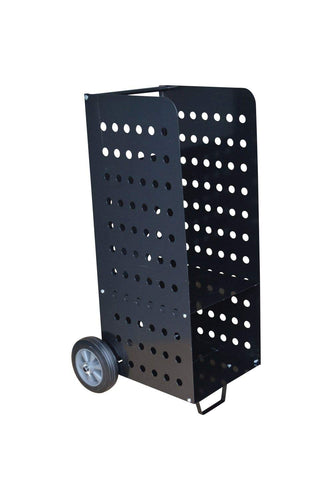 Carrello porta legna in metallo Nero - Ilgrandebazar