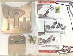 ONE by CAMAMOTO Portatarga Moto Enduro Motard Supermotard con Faro Regolabile - Ilgrandebazar