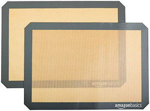 AmazonBasics - Tappetini da forno in silicone, Set 2 pezzi Confezione 2 - Ilgrandebazar