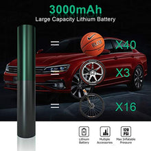 Carica l'immagine nel visualizzatore di Gallery, ICARMAINT Compressore Portatile Mini Pompa Bicicletta Elettrica 3000mAh...