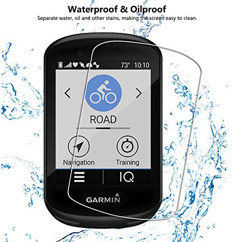 LUSEE 3 Pellicole Vetro Temperato Per Garmin Edge 830 E 530 - Anti Graffio 9H, Trasparente, Facile Applicazione - Foto 4