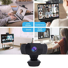 Carica l&#39;immagine nel visualizzatore di Gallery, wansview Webcam 1080P con Microfono, PC Laptop Desktop Computer USB 2.0 Full...