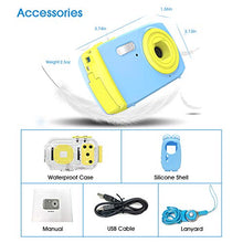 Carica l&#39;immagine nel visualizzatore di Gallery, Fotocamera per Bambini Macchina Fotografica Subacquea Blu