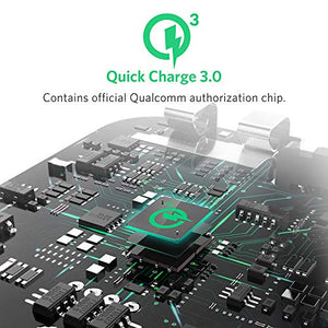 Anker Quick Charge 3.0 Caricatore USB da Muro PowerPort+ 1 [Certificato Nero - Ilgrandebazar