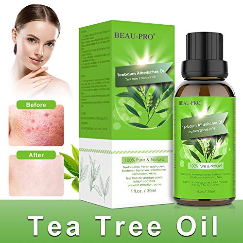 Tea Tree Oil, Olio Puro 100%, Naturale Essenziale per...