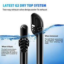 Carica l'immagine nel visualizzatore di Gallery, Fenvella Maschera Subacquea, Snorkeling Integrale 180° L/XL, Nero