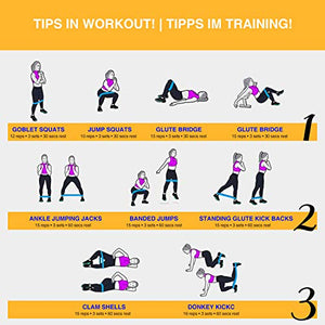 WOTEK Elastici Fitness, Bande di Resistenza Fitness con 5 Livelli di...