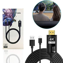 Carica l'immagine nel visualizzatore di Gallery, AMANKA 4K Cavo Phone HDMI Adattatore,4K 30HZ to HDTV MHL Lighting...