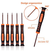 Carica l&#39;immagine nel visualizzatore di Gallery, Vastar Cacciavite per Nintendo -16in1 Kit cacciaviti Triwing Black