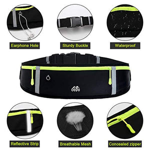 Marsupio Running, impermeabile, per allenamenti, viaggi e altro ancora, con...