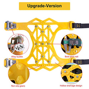 Yuanj Catene da Neve, Antiscivolo per Automobile SUV Universale 6 Pack - Ilgrandebazar