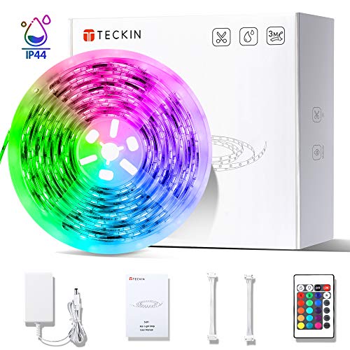 Striscia LED RGB, Strisce LED,TECKIN 5M TV Retroilluminazione...